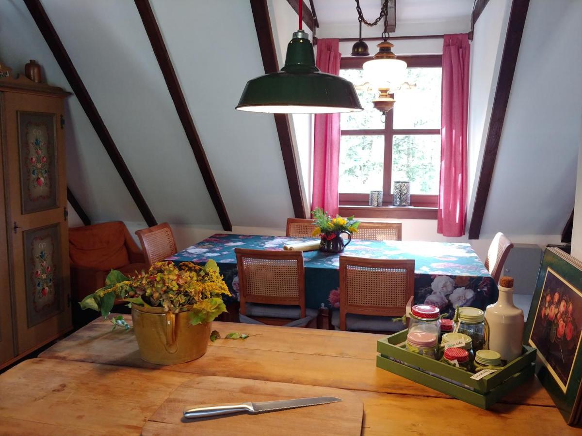 Jagdhaus in der Rhön in völliger Alleinlage Gersfeld Exterior foto